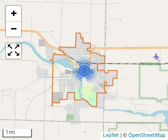 Area schools map